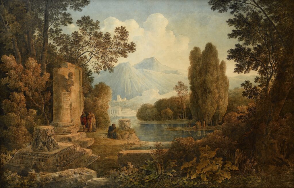 Ancient Figures Deciphering, by Louis-François Cassas