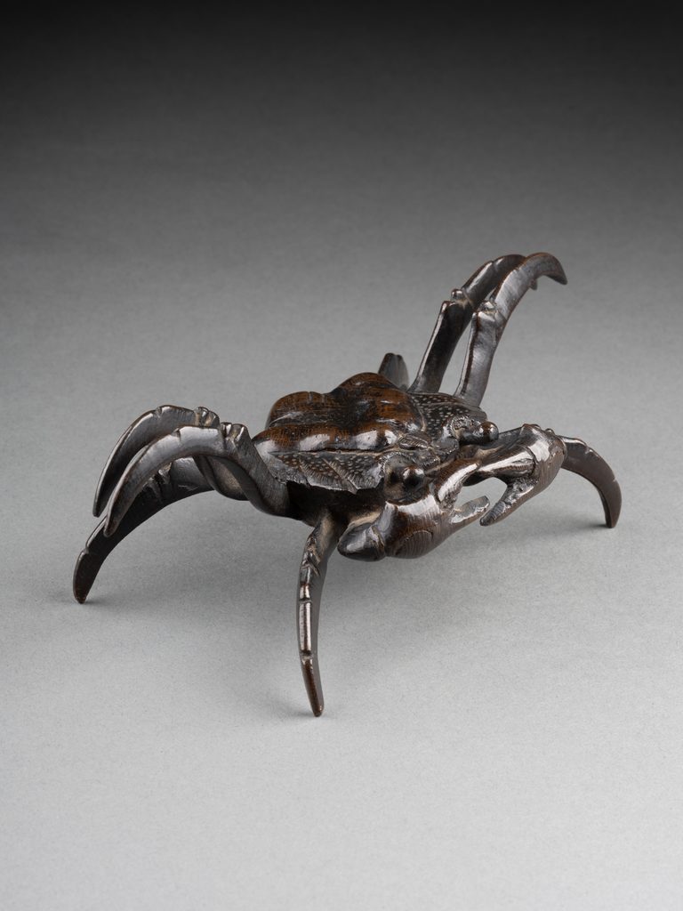 A Bronze Crab from The Edo Period