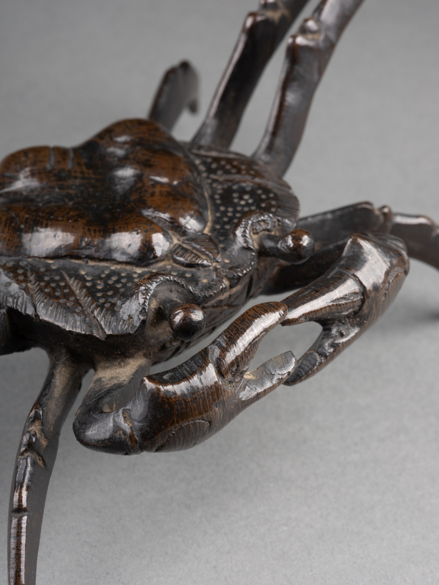 A Bronze Crab from The Edo Period