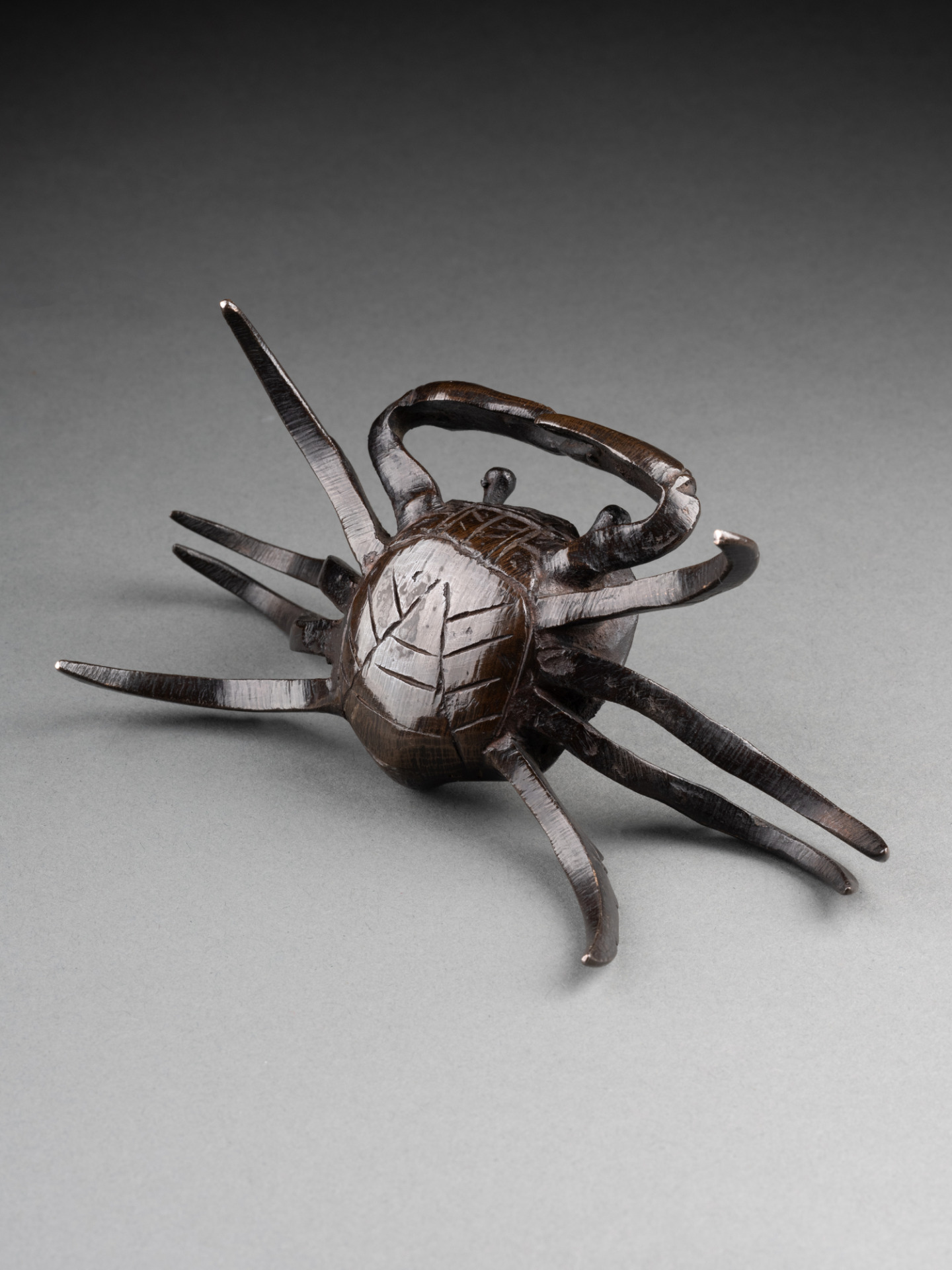 A Bronze Crab from The Edo Period