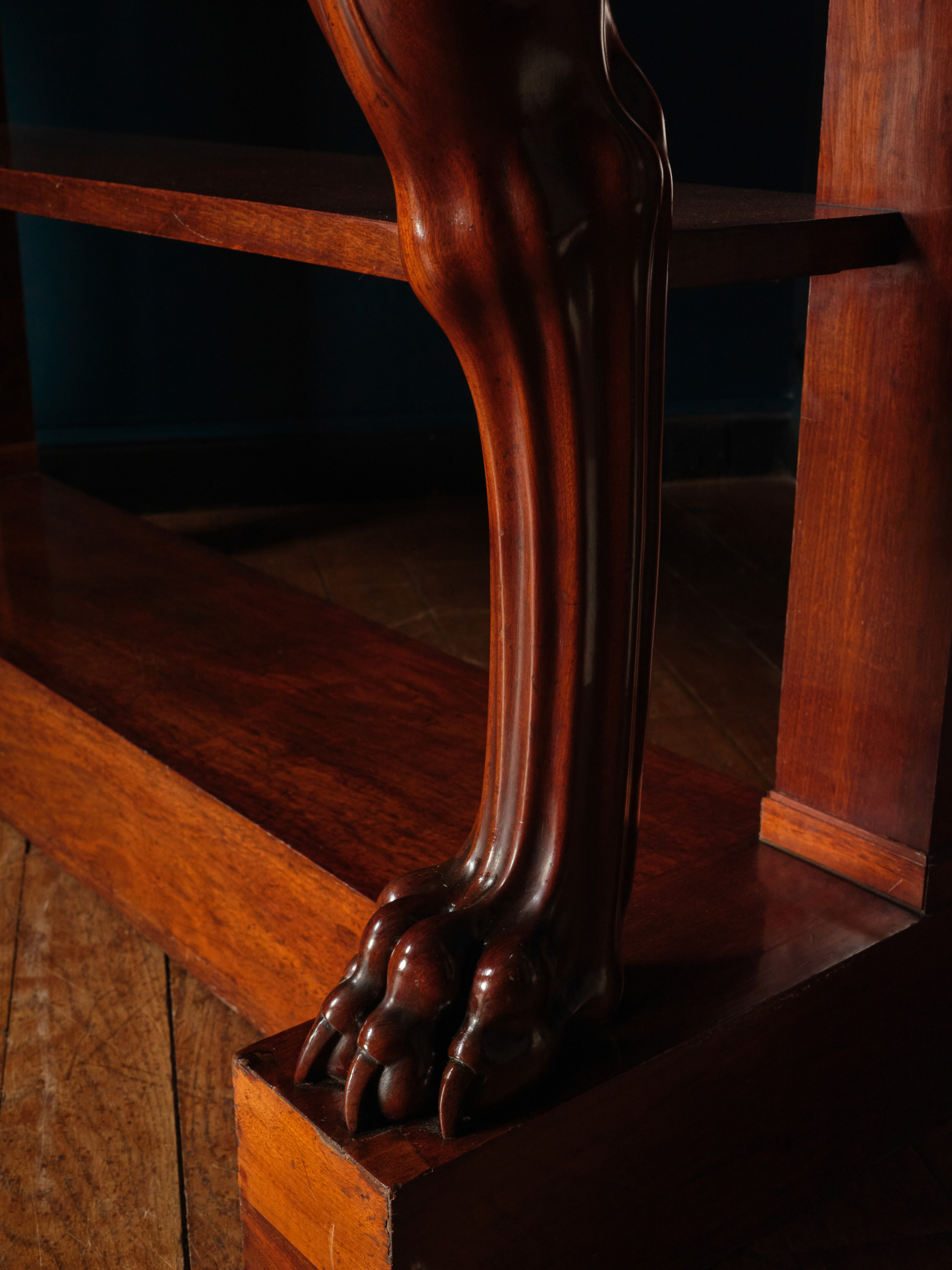 A Pair of Mahogany Console Tables, by Jacob-Desmalter
