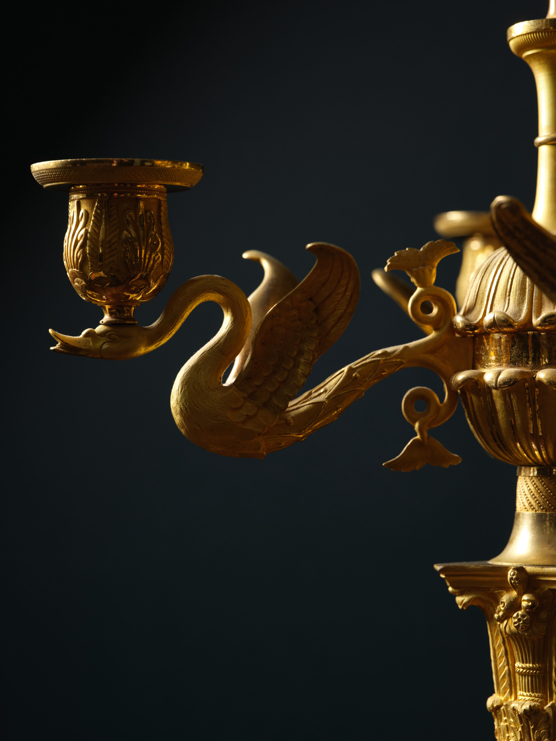 A Pair of Four-Light Russian Candelabra