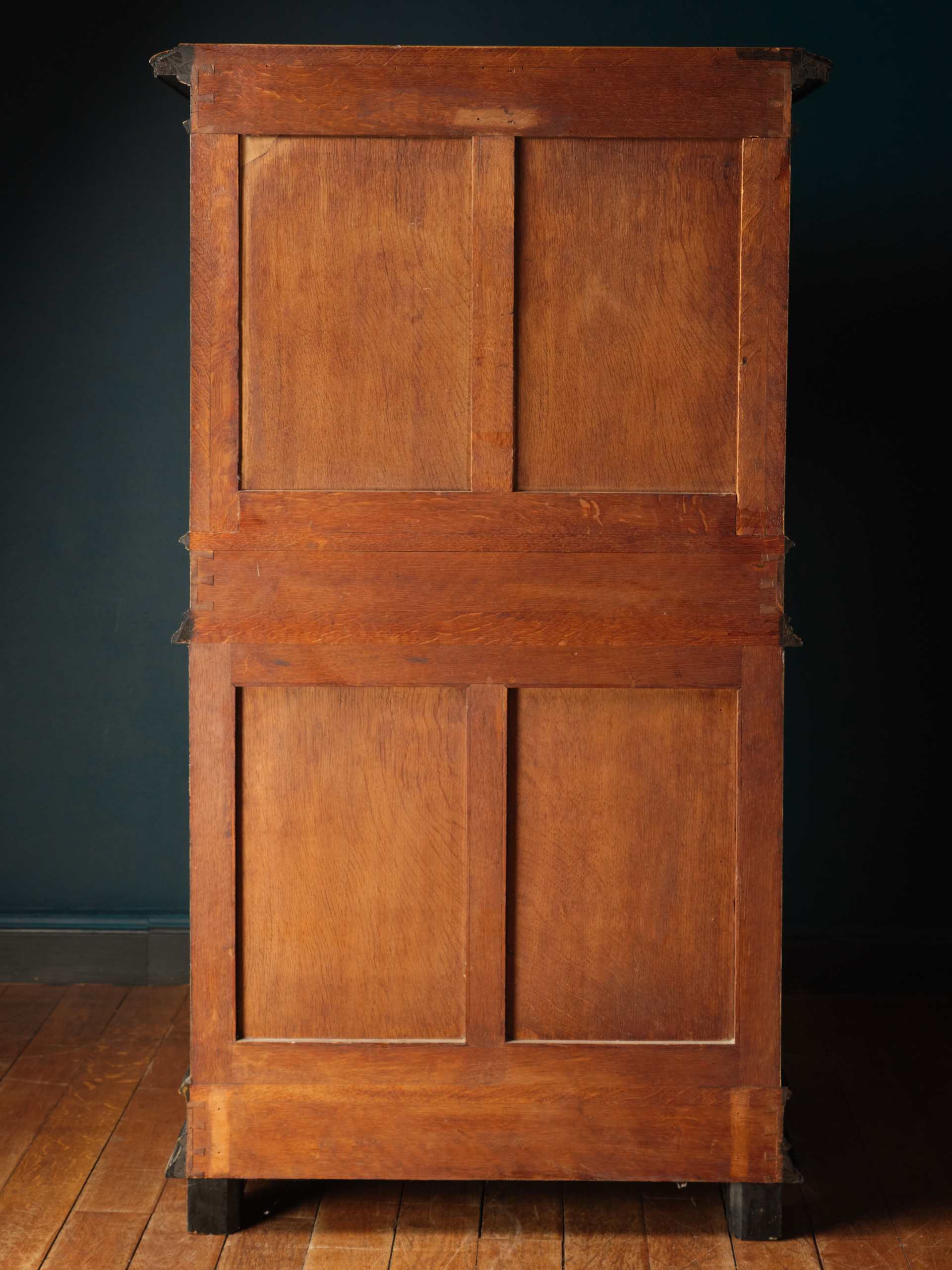 A Louis XIV-style marquetry cabinet by Charles Hunsinger